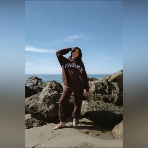chocolate brown parke sweatshirt